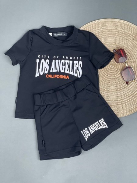 100% cotton sweater Los Angeles - black