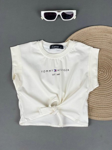 tommy t-shirt - WHITE