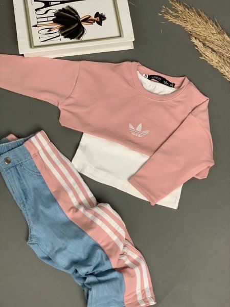 autumn adidas sut - pink